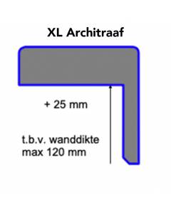 Luxe houten kozijn | XL Architraaf set