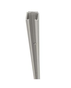 Schuifdeurrails Aluminium | Standaard 0500| 80kg/meter of 120kg/meter | 200 tot 600cm | 29,5x32mm of 32x33mm