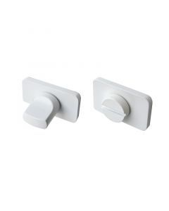 WC garnituur | XinniX | Bestel gemakkelijk online bij Ironw@re | Wit | Voor deurdikte 40mm | Strak & minimalistisch