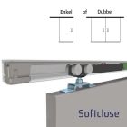 Compleet softclose ophangsysteem schuifdeur | Wand- of plafondmontage | Stel uw systeem zelf samen en bestel online!